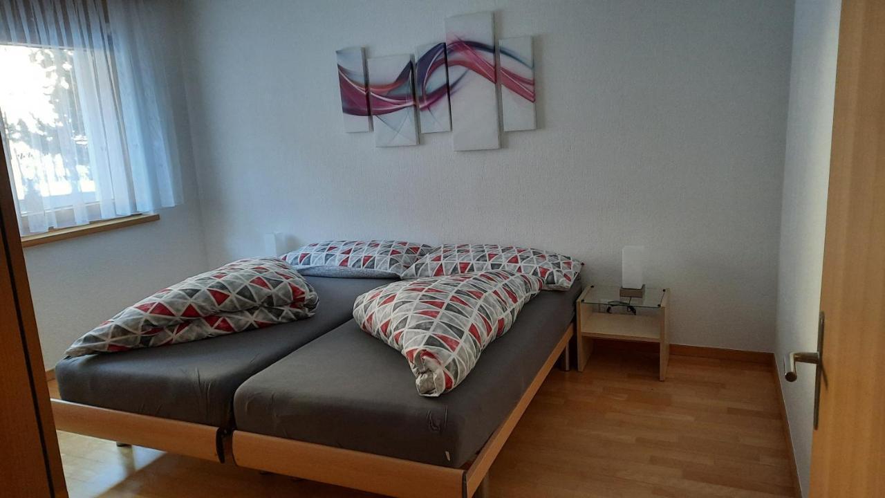 Aquarell Ferienwohnungen Saas-Grund Exterior foto