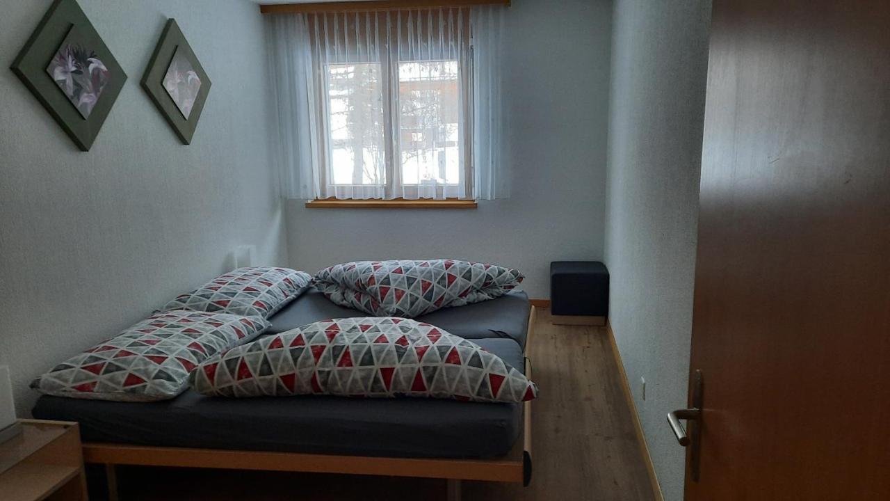 Aquarell Ferienwohnungen Saas-Grund Exterior foto