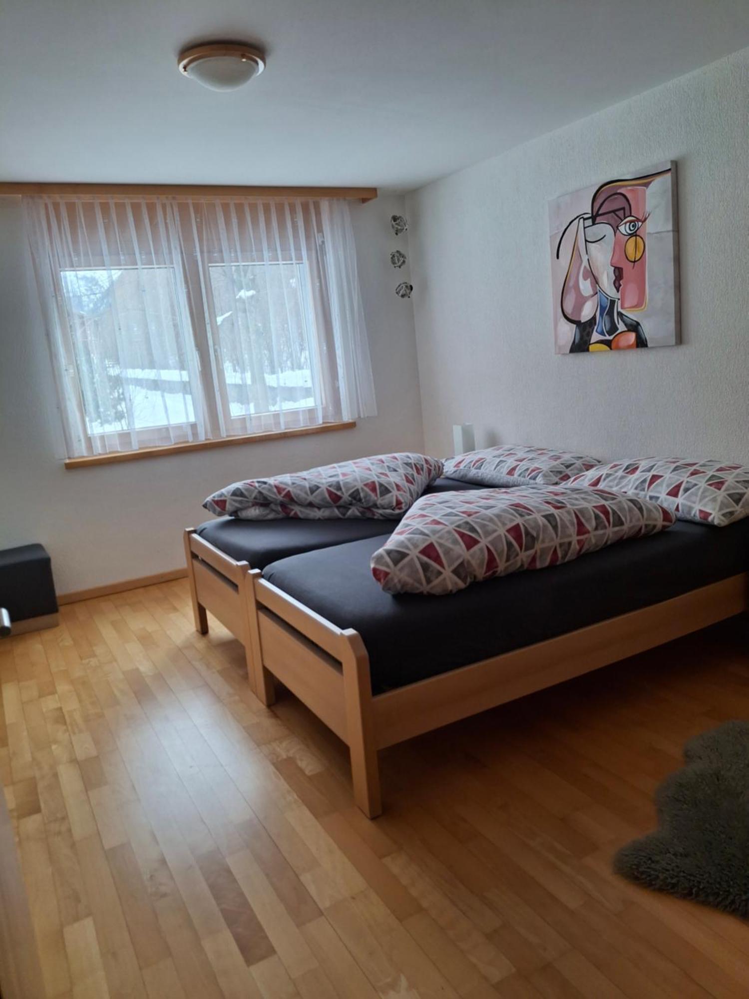Aquarell Ferienwohnungen Saas-Grund Exterior foto